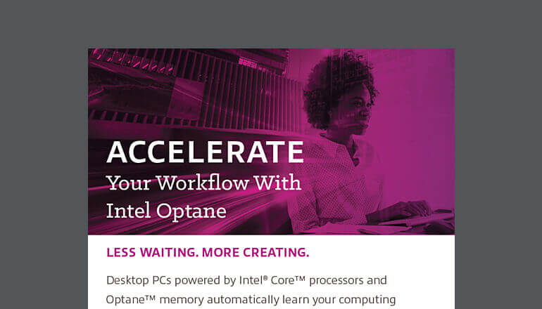 Article Accelerate Your Workflow With Intel Optane Image