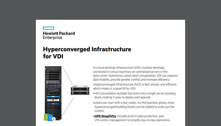 Article Hyperconverged Infrastructure for VDI Image