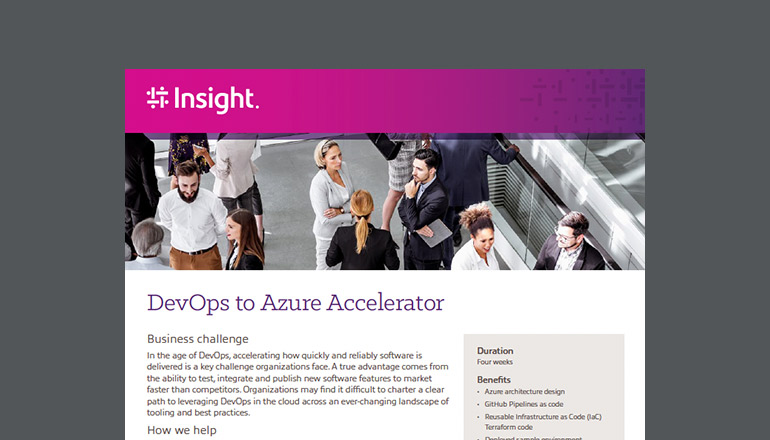 Article DevOps to Azure Accelerator Image