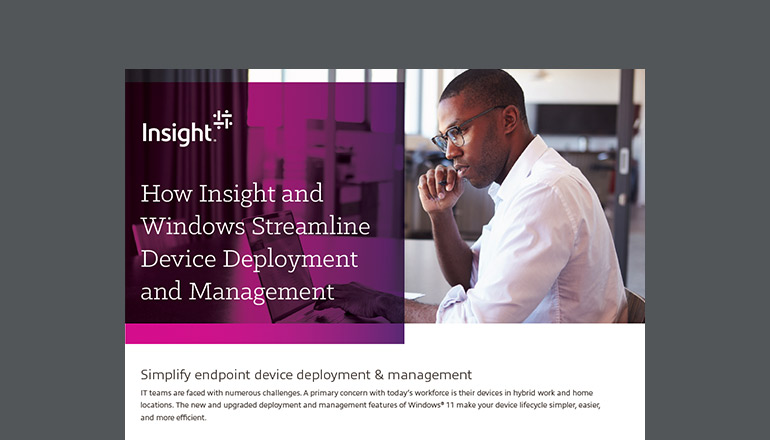 Article How Insight and Windows Streamline Device Deployment and Management Image