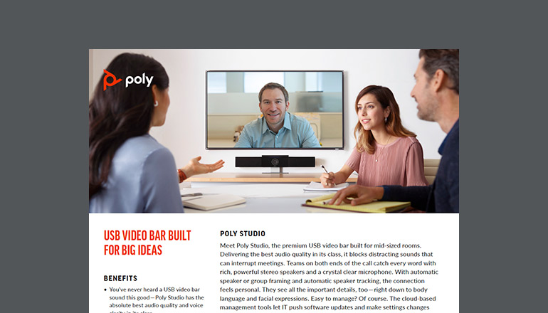 Article USB Video Bar Built for Big Ideas Image