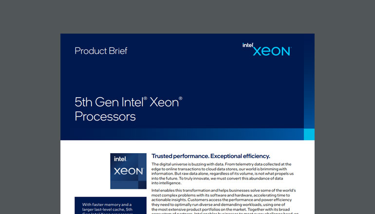 Article 5th Gen Intel Xeon Processors Image