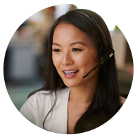 Cisco IT administrator with headset 
