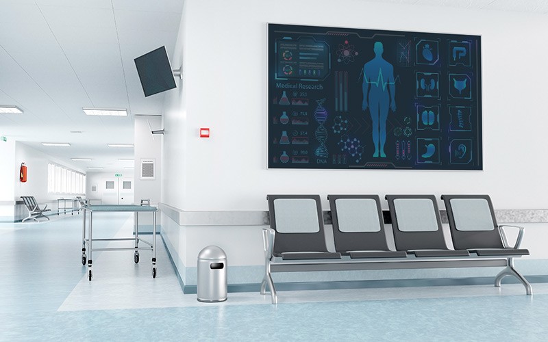 Hospital digital signage