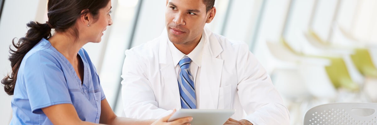 Photo of a small business owner using a desktop computer