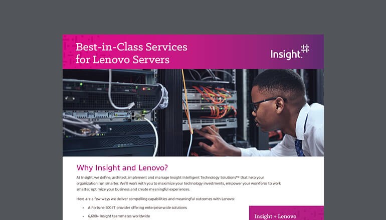 Why Lenovo for a refresh datasheet cover