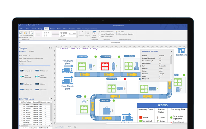 Microsoft Visio screenshot